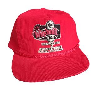 Vintage Windmill Restaurant Country Store Salida Colorado Snapback Cap Trucker